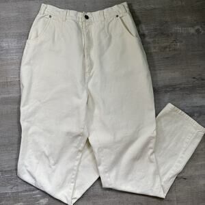 Seattle Blues Vintage Light Yellow High Waisted Mom Jean Women's Size 14